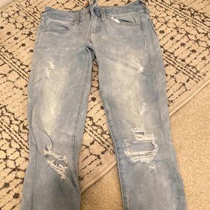 AMERICAN EAGLE JEANS 0SIZE 00 REG JEGGING SUPER SUPER STRETCH